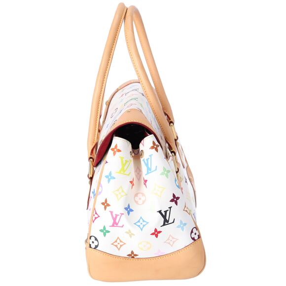Louis Vuitton Beverly GM Monogram White Multicolor Handbag M40201 Blanc - Picture 5 of 10